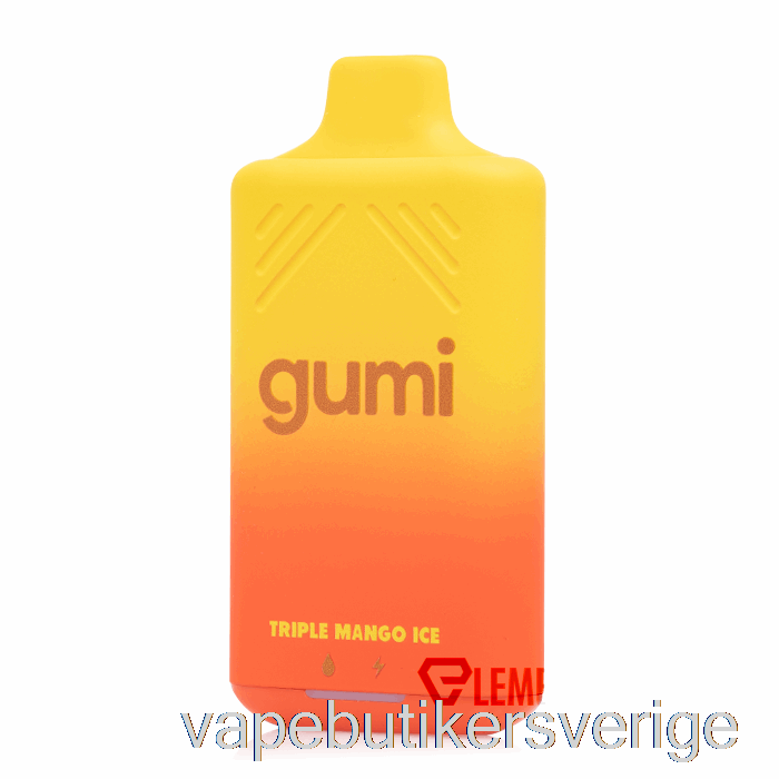 Vape Sverige Gumi Bar 8000 Engångs Trippel Mango Is